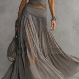 Rosalie | Conjunto Maxi Elegante em Renda de Duas Peças