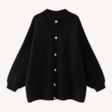 Bernice | Cardigan de Malha Chunky com Gola Redonda
