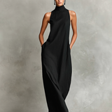 Nerina | Vestido Maxi de Gola Alta