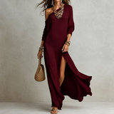Elva | Vestido Fluido de Um Ombro