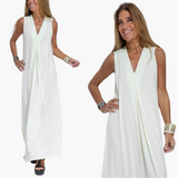 Lauren | Vestido Maxi Elegante Sem Mangas