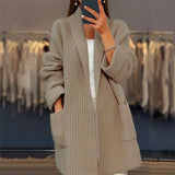Fenna | Cardigan Abertura com Gola de Xale