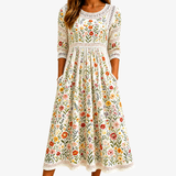 Vestido Midi Charm do Pradaria de Flores Silvestres