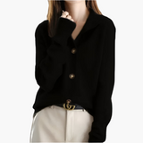 Marcella | Cardigan com Gola e Botões