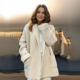 Fenna | Cardigan Abertura com Gola de Xale