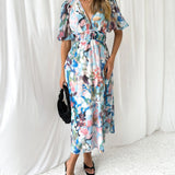 Una | Vestido Feminino com Padrão Floral