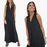 Lauren | Vestido Maxi Elegante Sem Mangas