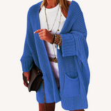 Nancy | Cardigan Relaxado de Malha Chunky