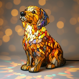 Luz Amigável Brilhante do Retriever Dourado