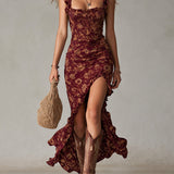 Katarina | Vestido Lungo Retro Elegante