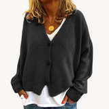 Margot | Cardigan Relaxado com Botões à Frente