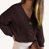Wynne | Cardigan de Malha em Corda Aconchegante