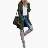 Selina | Cardigan Longline com Bolsos