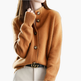 Marcella | Cardigan com Gola e Botões