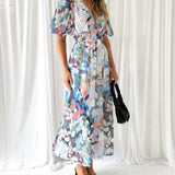 Una | Vestido Feminino com Padrão Floral