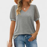 Carolina - Top Elegante com Decote em V