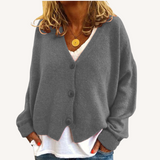 Margot | Cardigan Relaxado com Botões à Frente