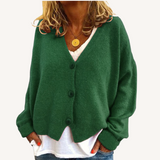 Margot | Cardigan Relaxado com Botões à Frente