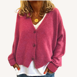 Margot | Cardigan Relaxado com Botões à Frente
