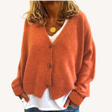 Margot | Cardigan Relaxado com Botões à Frente