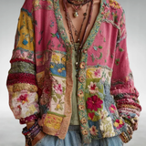 Penélope | Cardigan Boho de Patchwork Artístico