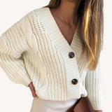 Wynne | Cardigan de Malha em Corda Aconchegante