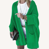 Nancy | Cardigan Relaxado de Malha Chunky