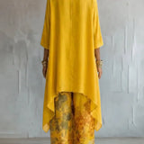 Arlena | Conjunto Floral Assimétrico de Duas Peças