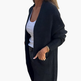 Selina | Cardigan Longline com Bolsos