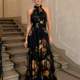 Sienne | Vestido Midi Floral com Alças