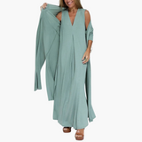 Lauren | Vestido Maxi Elegante Sem Mangas