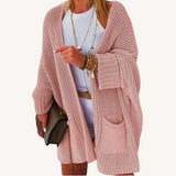 Nancy | Cardigan Relaxado de Malha Chunky