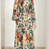 Una | Vestido Feminino com Padrão Floral