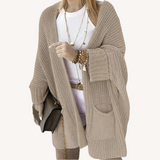 Nancy | Cardigan Relaxado de Malha Chunky