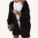 Nancy | Cardigan Relaxado de Malha Chunky