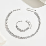 Berta - Conjunto de Joias de Espiga com Cristais