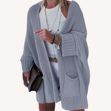 Nancy | Cardigan Relaxado de Malha Chunky