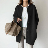 Adela | Cardigan Relaxado com Botões à Frente