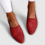 Aurora | Mocassins Trançados com Faixa Traseira