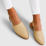 Aurora | Mocassins Trançados com Faixa Traseira