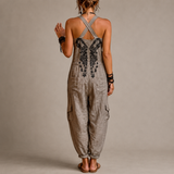 Paula – Macacão Bordado Boho