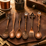 Conjunto de Utensílios de Cobre