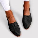 Aurora | Mocassins Trançados com Faixa Traseira