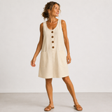 Marcia - Vestido de Verão em Algodão e Linho