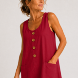 Marcia - Vestido de Verão em Algodão e Linho