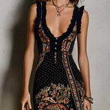 Avah | Vestido Maxi Impresso Boémio