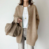 Adela | Cardigan Relaxado com Botões à Frente