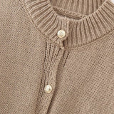 Bernice | Cardigan de Malha Chunky com Gola Redonda
