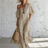 Alexia | Vestido Maxi Listrado