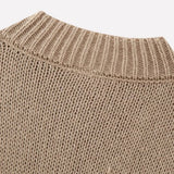 Bernice | Cardigan de Malha Chunky com Gola Redonda